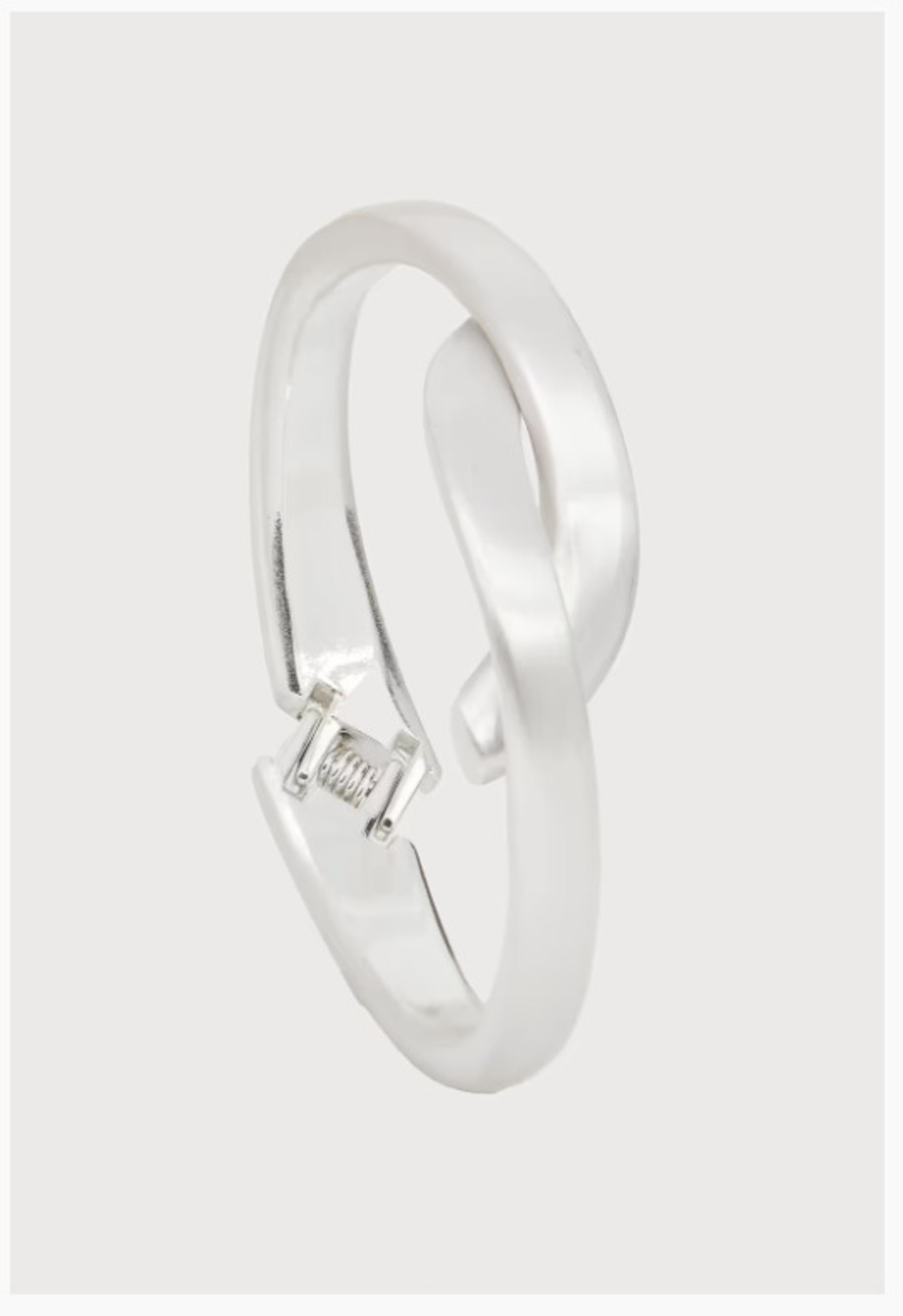 SA3 | Saachi Knotted Cuff Bracelet | Silver